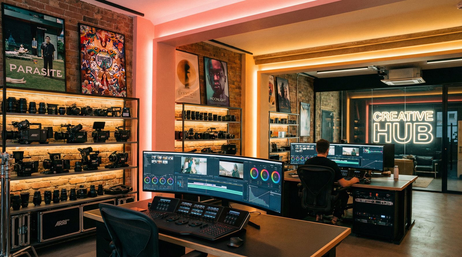 媚黑城市夜景视频教程